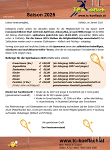 Mitgliedsbeitrag 2025